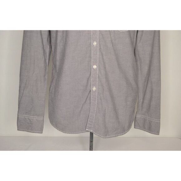 BKE Buckle Men's Large Standard Fit Blue Long Sleeve Button Down Shirt - Picture 3 of 10